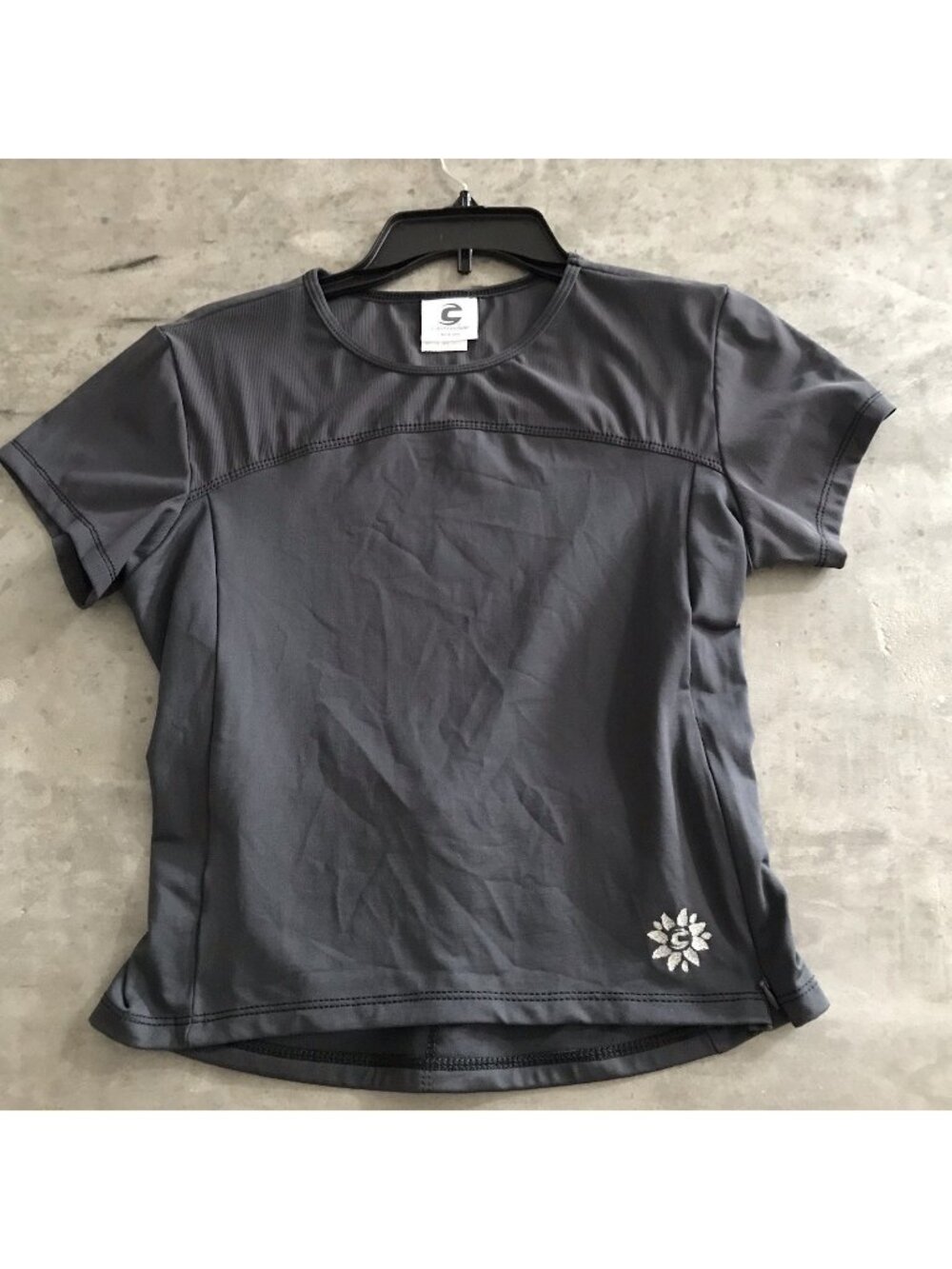 Vintage Cannondale Chrono Sport Bike Shirt Womens Medium Gray Mesh Cycling USA